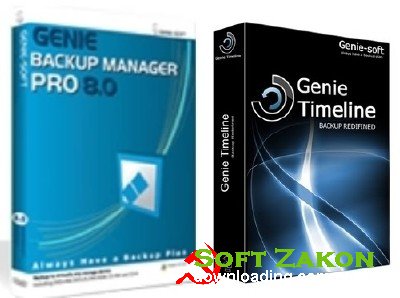 Genie Backup Manager Pro 8 + Genie Timeline Professional 2.1