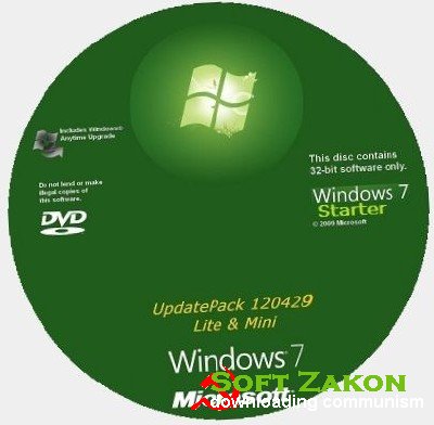 Microsoft Windows 7 Starter SP1 x86 RU Lite & Mini "Modern" 120429