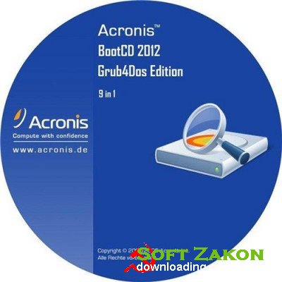 Acronis BootCD 2012 9 in 1 Grub4Dos Edition (05/15/2012) Rus