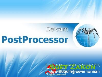 Delcam PostProcessor 2012 SP3 CR 6.2.2512 x86+x64 [2012, MULTI + Rus] + Crack
