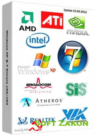 Windows XP & 7 Drivers x32/x64 Update 23.06.2012 (Eng/Rus)