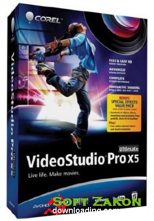 Corel VideoStudio Pro X5 Ultimate + SP1 + DVD Menu v15.0.0.2