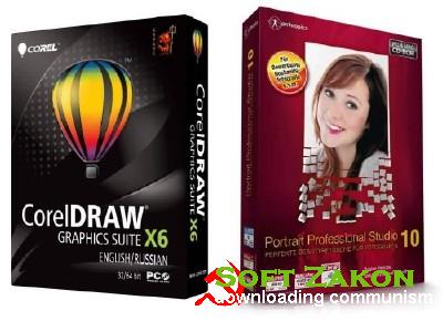 CorelDRAW Graphics Suite X6 16 by Krokoz + Portrait Professional Studio 10 (2012)
