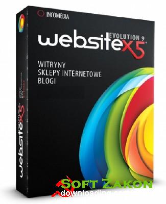 Incomedia WebSite X5 Evolution 9.1.2.1923 [Multi+Rus] + Serial +  