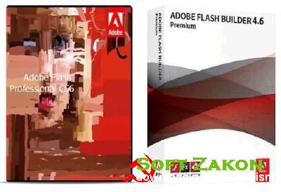 Adobe Flash Professional CS6 12 + Adobe Flash Builder 4.6 Premium