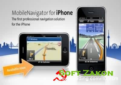 NAVIGON Mobile Navigator 1.8.2 Russia +  Navigon Europe 2 [2012, RUS, Iphone]