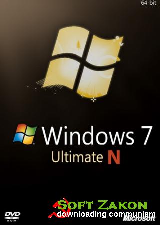 Microsoft Windows 7 Ultimate N SP1 with IE9 (en-US, ru-RU) x64 2012.07 [, ]