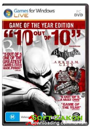 Batman: Arkham City Game of the Year Edition (2010/Eng/Rus/Multi8/PC) Lossless Repack by SHARINGAN