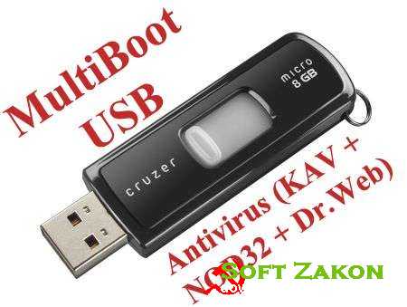 Multiboot USB 3 Antivirus (KAV + NOD32 + Dr.Web)