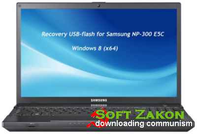 Recovery USB-flash for Samsung NP-300 E5C / Windows 8 (64) Rus
