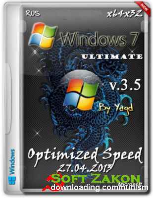 Windows 7 Ultimate (x64-x86) Optimized Speed by Yagd v.3.5 (2013/Rus)