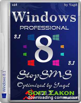 Windows 8.1 Professional StopSMS x64 Optimized by Yagd v.21.3 (2014/RUS)