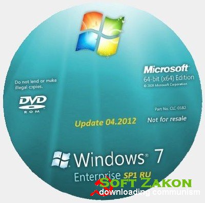 Microsoft Windows 7 Enterprise SP1 RU x64 Lite & Mini (19.04.2012)