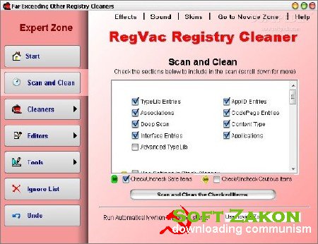 RegVac Registry Cleaner 5.02.08 Retail