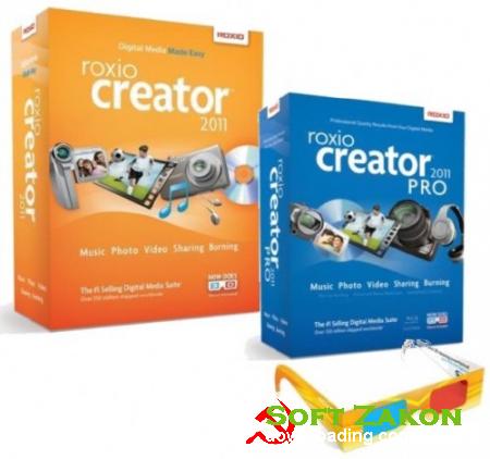 Roxio Creator 2011 PRO (w/Serial) (Now With 3D) 2Disc ISO