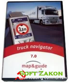 Map & Guide Truck Navigator 7 + Map and Guide Desktop 2012 18 Europa