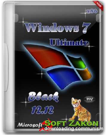 Windows 7 Ultimate x86 SP1 Black by OVGorskiy 12.12 (2012/RUS)