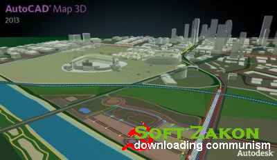 AutoCAD Map 3D v2013 Build G.55.00 (x64)