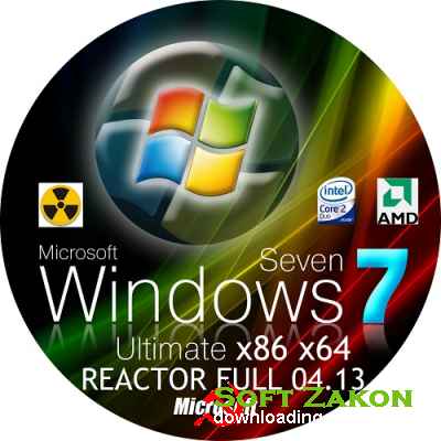 WINDOWS 7 ULTIMATE x86 x64 REACTOR FULL 04.13 (2013) Rus