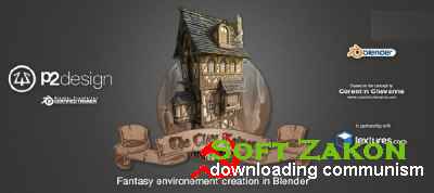Gumroad  Blender 3D  Full course  The Cliff Tower Fantasy